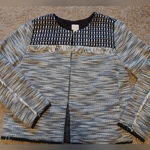 Chico's jacket topper size 2 medium